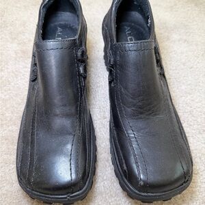 Aldo Black Leather Women's Loafers